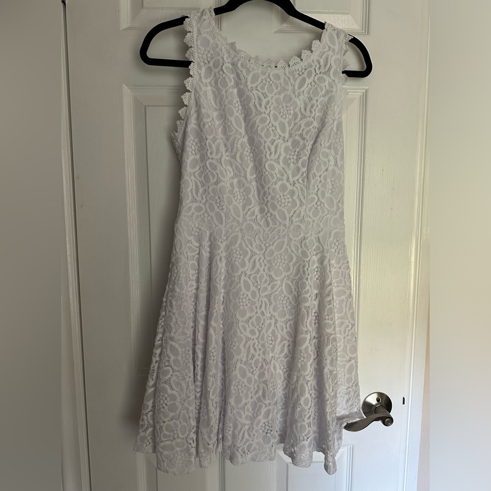 City Studio Lacey White Dress